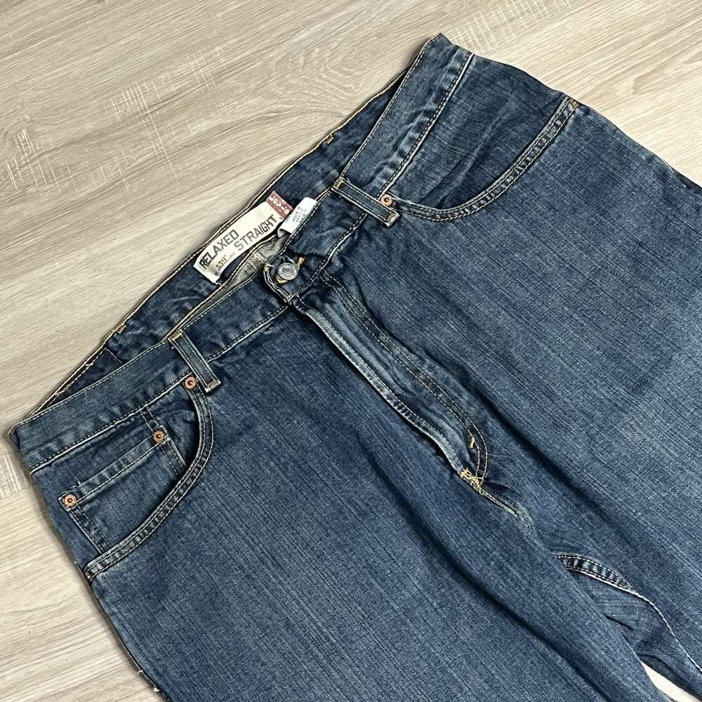 Levis 559 Jeans Mens 38x30 Blue Relaxed Straight Baggy Fit Dark Denim‎ Y2K